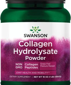 Swanson High Plains Collagen Hydrolysate Powder – Collagen Peptides Powder Supporting Hair- Skin