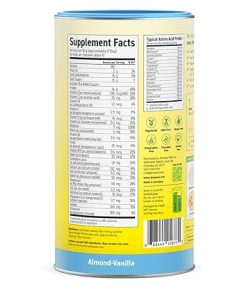 Almased | High Protein Shakes | Meal Replacement Shake | Meal Replacement Powder for Weight Loss with Shaker Bottle (Vanilla Flavor- 5 Cans of 17.6 oz + Scoop) 2