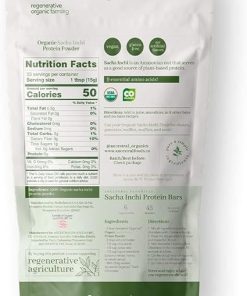 ANCESTRAL Organics Vegan Protein Powder- Sacha Inchi Certified Organic Superfood – 17g Plant Based Protein – Nutrient Rich – Gluten Free 2