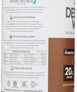 Designer Protein Whey Protein Powder- Gourmet Chocolate 2