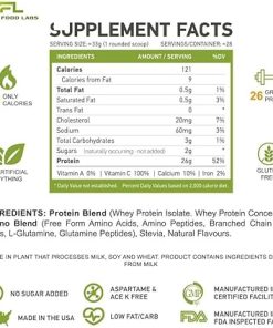 MFL Muscle Whey Protein l 28g of Protein l 8g BCAAs l Keto Friendly l Low Carbs l 2 lbs (Chocolate Lava) 2