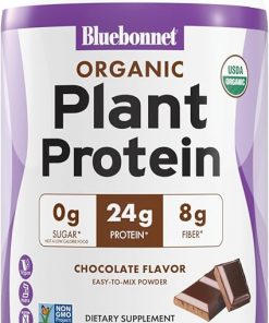 BlueBonnet Nutrition Organic Plant Protein Powder- 24g Plant Based Protein