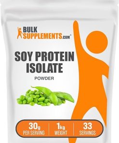 BulkSupplements.com Soy Protein Isolate Powder – Soy Protein Powder- Vegan & Gluten Free