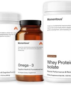 Momentous Creatine Monohydrate Powder- Essential Grass-Fed Whey Protein Powder