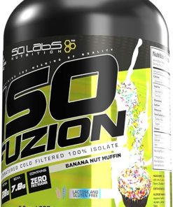 Iso Fuzion 100% Whey Isolate by Scilabs Nutrition | 28g Non Denatured Protein Powder- Birthday Cake Flavor