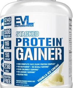 Evlution Nutrition Stacked Protein Gainer- 50 Grams Whey Protein Powder Complex
