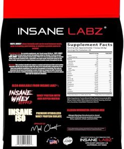 Insane Labz 100% Whey Protein (60 Servings- Vanilla) 2