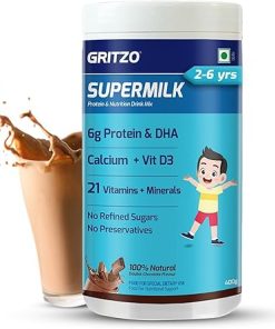 SuperMilk Overall Growth (2-6y)- 6g Protein Powder (Double Chocolate