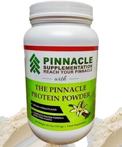 Pinnacle Vegan Vanilla Plant Protein Powder- 31g Pea & Rice Protein