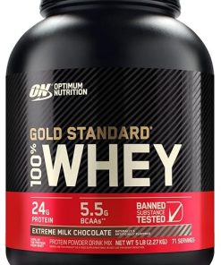 Optimum Nutrition Gold Standard 100% Micellar Casein Protein Powder & Gold Standard 100% Whey Protein Powder- Extreme Milk Chocolate 2