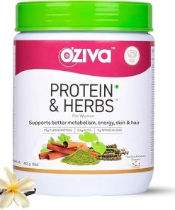 Protein & Herbs for Women | 1.1 Lbs (500 gm) with Multivitamins- Curcumin