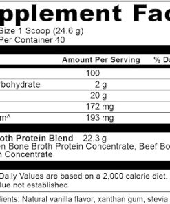 Ancient Nutrition Bone Broth Protein Powder- Vanilla 2