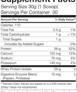 Isolate Vanilla Milkshake- Vanilla Protein Powder 2
