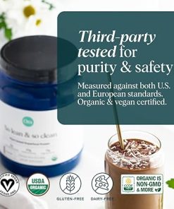 Ora Organic Vegan Protein Powder Chocolate- Vanila & Greens Powder Bundle: 22g Plant Based 2