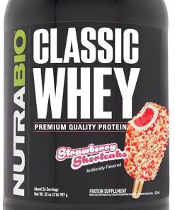 NutraBio Classic Whey Protein Powder Supplement – 25g of Protein Per Scoop – Full-Spectrum Amino Acid Profile with No Fillers- Artificial Colors