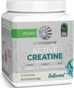 Creatine Monohydrate Powder Micronized PreWorkout Recovery Supplement | Support Muscle Building Strength Training Cognition | Vegan & Keto Friendly Easily Mixes (60 Serving) Unflavored Active Creatine