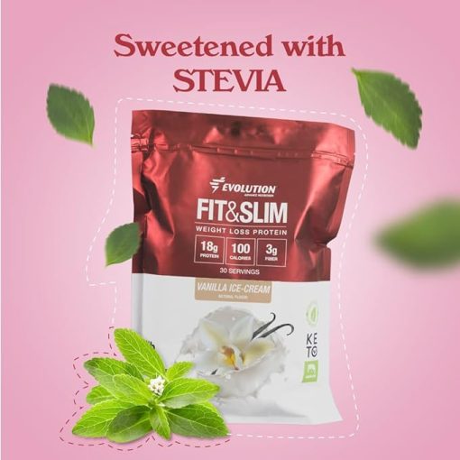 Evolution Advance Nutrition Fit & Slim Blend- 2 Pounds + Resistance Loop Bands for Home Exercise – Grass Fed Whey Protein Powder - Image 2