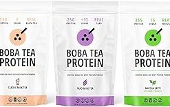 Boba Tea Protein | 25g Grass-Fed Whey Protein Isolate Powder | Gluten 2
