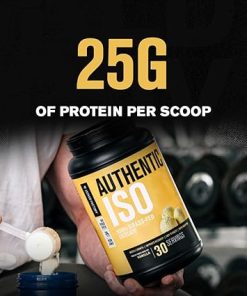 Jacked Factory Authentic ISO Grass Fed Whey Protein Isolate Powder – Low Carb- Non-GMO Muscle Building Protein w/No Fillers (Vanilla 2