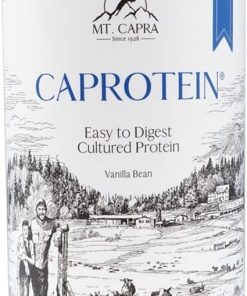Mt. Capra Caprotein | Casein Protein Concentrate- Fermented Goat Milk Protein from Grass-Fed Pastured Goats