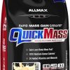 ALLMAX QUICKMASS- Vanilla – 10 lb – Rapid Mass Gain Catalyst – Up to 64 Grams of Protein Per Serving – 3:1 Carb to Protein Ratio – Zero Trans Fat – Up to 70 Servings