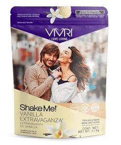 VIVRI Shake Me!|Food Powder|Vanilla Flavor|20 Servings|22g Protein|45 Essential Nutrients|23 Vitamins & Minerals|Low Calorie