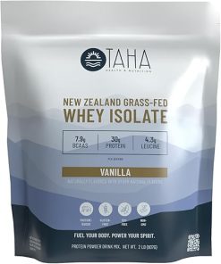 Taha Health & Nutrition Vanilla Whey Protein Isolate Powder- 30g Protein