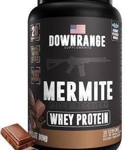 DownRange Mermite Whey Protein Powder- Post Workout Muscle Recovery and Energy Support