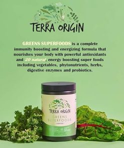 Greens Powder Immune Defense and Digestive Support | Probiotics- Organic Vegetables 2