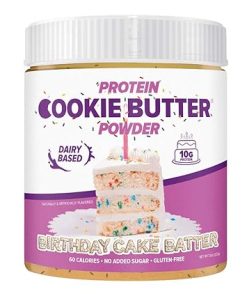 Flexible Dieting Lifestyle Whey Protein Cookie Butter Powder – Birthday Cake Batter | Keto-Friendly- Low Carb