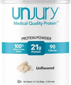 Unflavored Protein Powder | 21g 100% Whey Isolate Protein Powder | Unflavored Whey Protein Powder | Low Carb and Sugar Free Whey Protein Isolate | Gluten Free | Certified Kosher | 15 Servings