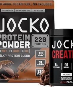 Jocko Fuel Whey Protein Powder Chocolate Creatine Bundle