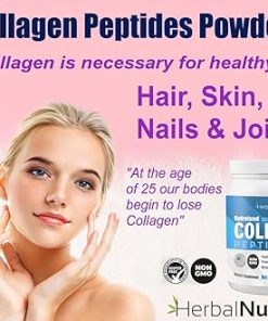 Collagen Peptides Powder Hydrolyzed Proteins are Vital Proteins for Skin Hair Nails and Joint Health- Keto 2