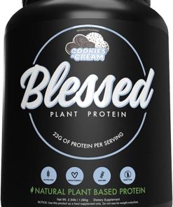 Blessed Vegan Protein Powder – Plant Based Protein Powder Meal Replacement Protein Shake- 23g of Pea Protein Powder