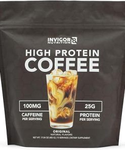 High Protein Columbian Coffee Powder |25 Grams Whey Isolate|100mg Natural Green Tea Caffeine |0 Added Sugar Keto Gluten Free 99.9% Lactose Free|Hot or Iced |15 Serving (15 Servings- Original)
