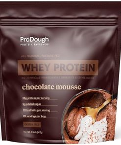 ProDough Gourmet Whey Isolate Hydrolized Protein Powder for Shake Mix- Easy Digest Enzyme Blend- 25g Protein per Serving