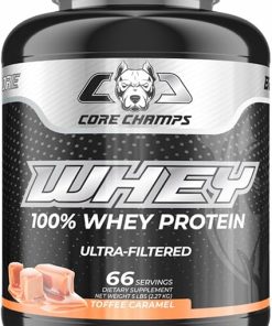 Whey Protein Powder | 100% Ultra Filtered Whey | 25g Protein + All Essential Amino Acids | for Strength & Lean Muscle | 5 Pounds (Toffee Caramel)