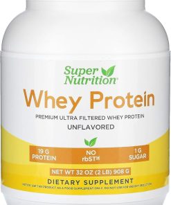 Super Nutrition Ultra Filtered Whey Protein Powder- Non-GMO