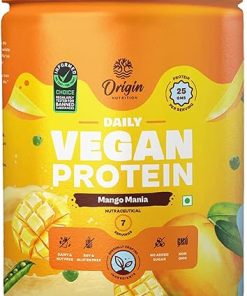Vegan Plant Protein Powder- Mango Flavour with 25g Plant-Based Protein