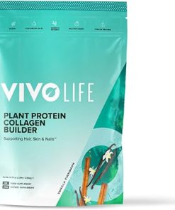 Vivo life – Plant Protein Collagen Builder with Vitamin C- Amino Acids and Hyaluronic Acid