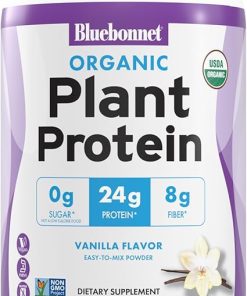 BlueBonnet Nutrition Organic Plant Protein Powder- 24g Plant Based Protein