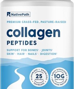 NativePath Collagen Peptides Protein – Hydrolyzed Type 1 & 3 Collagen Powder for Skin- Hair