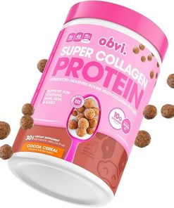 Obvi Multi-Collagen Super Protein Powder (Chocolate Cereal- 14 Oz) | Keto-Friendly