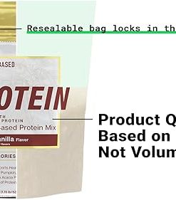 Essential Elements Pea Protein Powder – Very Vanilla | Low-carb Plant-Based Vegan Blend – Keto-Friendly and Gluten-Free | 20 Servings- 18oz 2