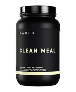 Kaged Clean Meal Replacement Shake with Whey Protein Isolate | Vanilla Cake| Clean Carbs | MCT Oil Fats | Organic Vitamins and Minerals | 20 Servings