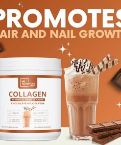 Hydrolyzed Collagen Powder for Women – Grass Fed Collagen Powder for Muscle Growth & Chocolate Collagen Protein Powder 2