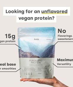 Form Pureblend Protein – Unsweetened and Unflavored Vegan Protein Powder – 15g of Plant Protein Powder Unflavored per Serving. Perfect for Your Smoothies- Cooking and Baking 2