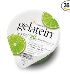 GelaTein Lime: 20 grams of protein. Sugar free. Ideal for clear liquid diets- swallowing difficulties