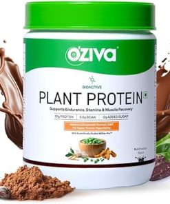 OZiv.a Bioactive Plant Protein (Chocolate) | 25g Protein- Pea Isolate| Vegan | No Bloating