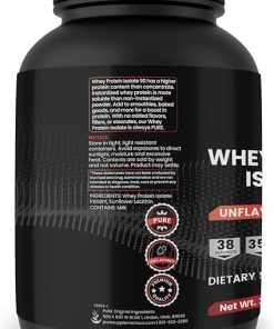 PURE ORIGINAL INGREDIENTS Whey Protein Isolate- 3 lb 2